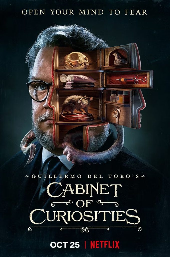 The Cabinet of Curiosities series poster located on MR. X website.