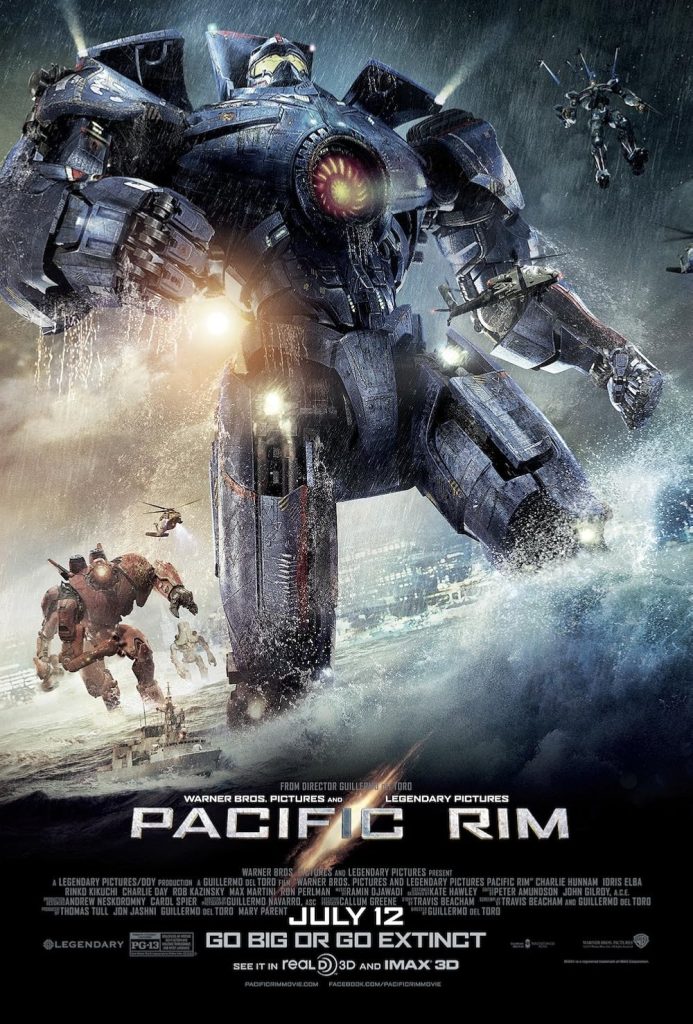 Pacific Rim movie poster located on MR. X website.