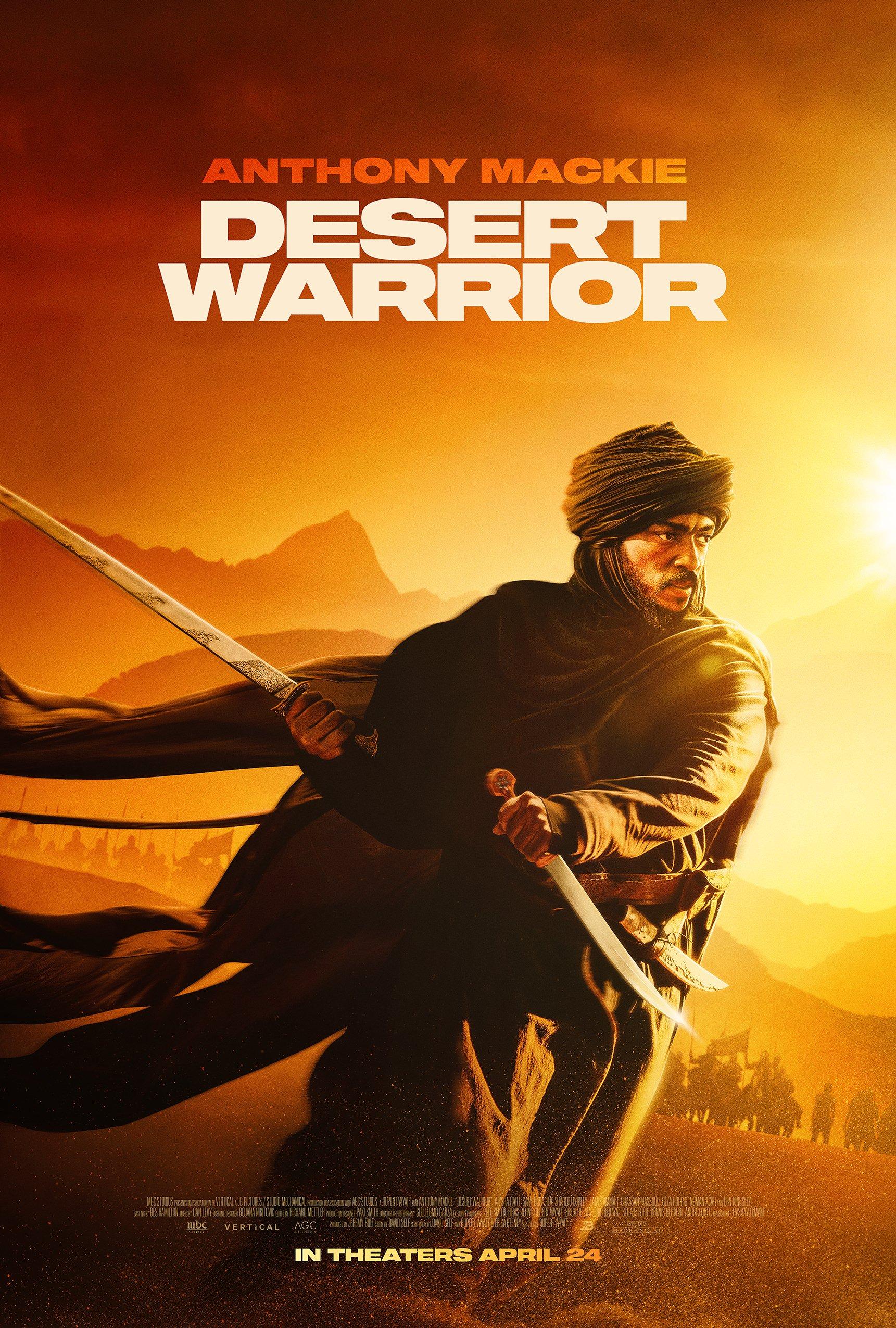 Desert Warrior movie poster located on MR. X website.